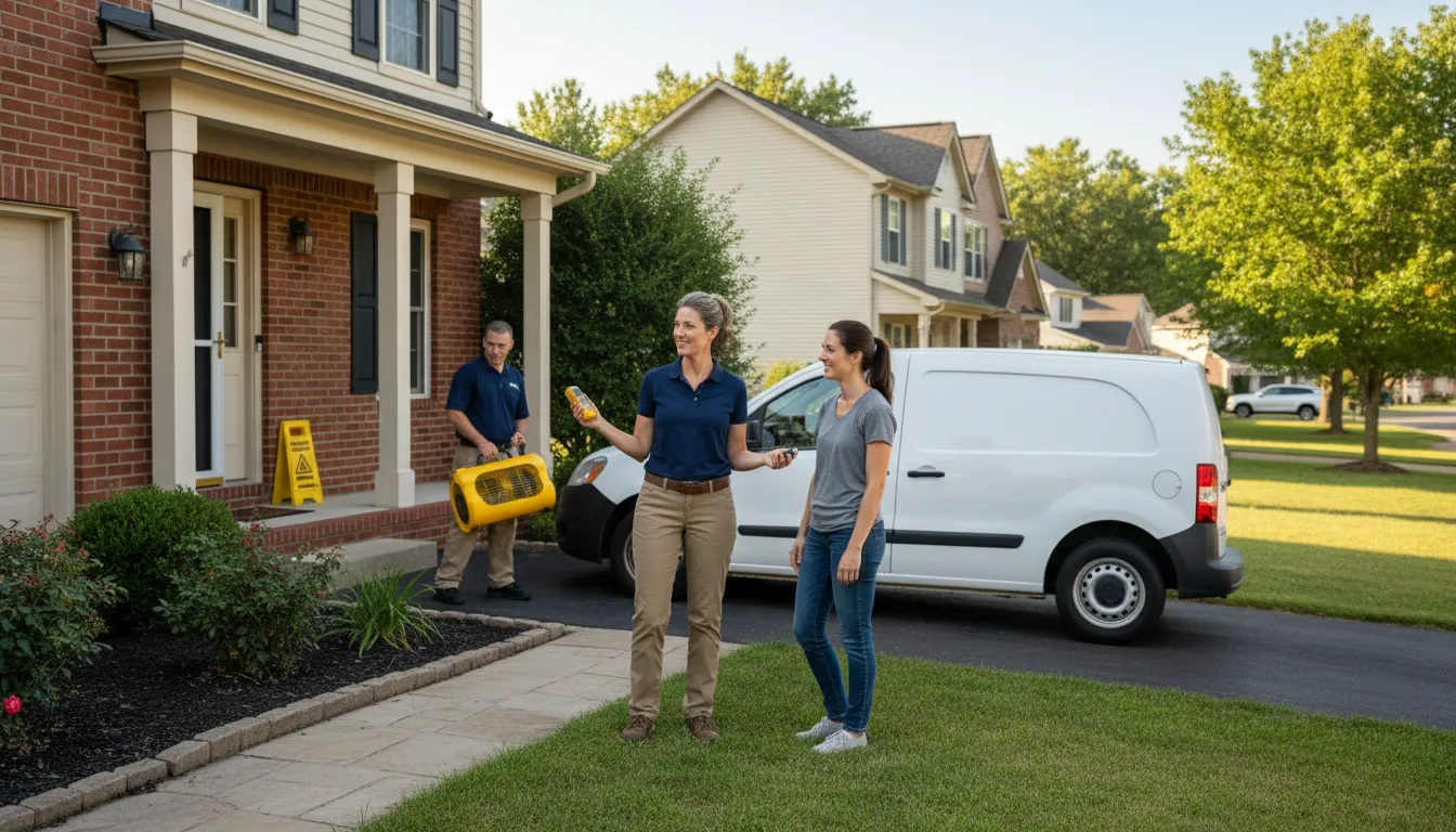 Water restoration image for Fire And Smoke Damage Restoration in Haydenville, OH